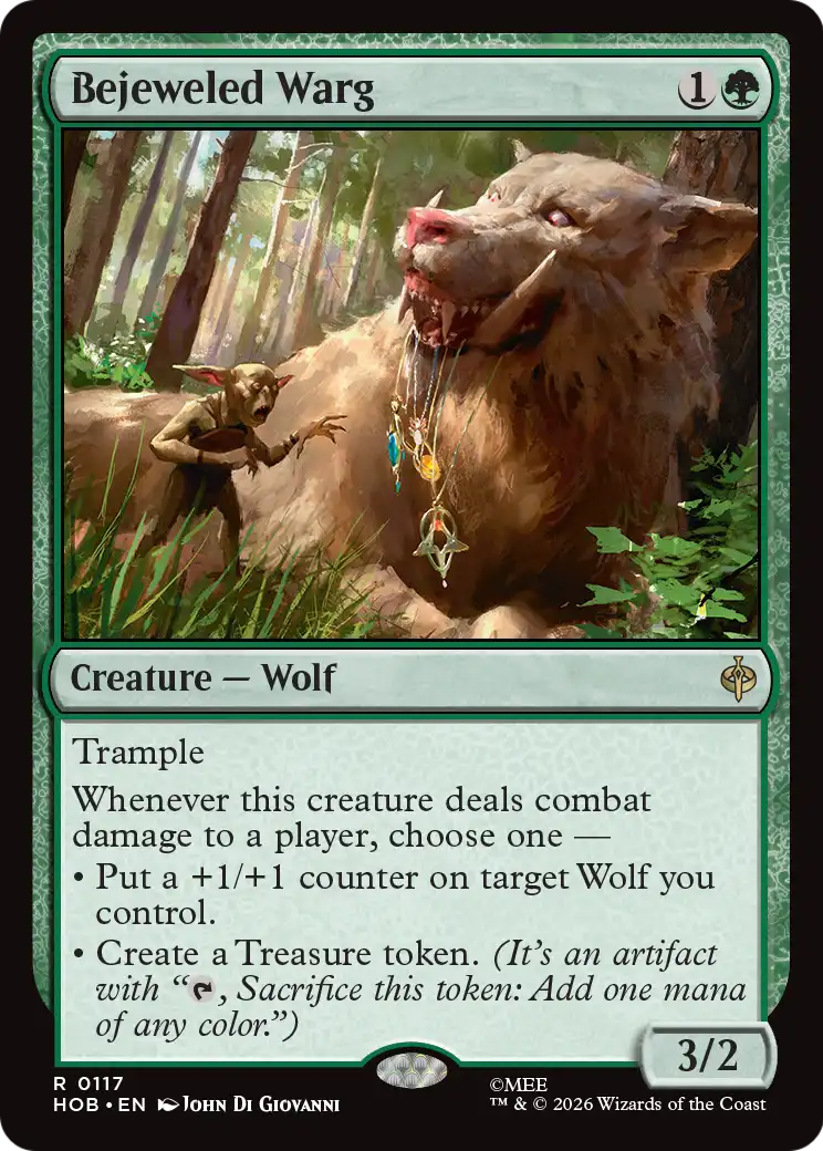 Bejeweled Warg [The Hobbit] | Tabernacle Games