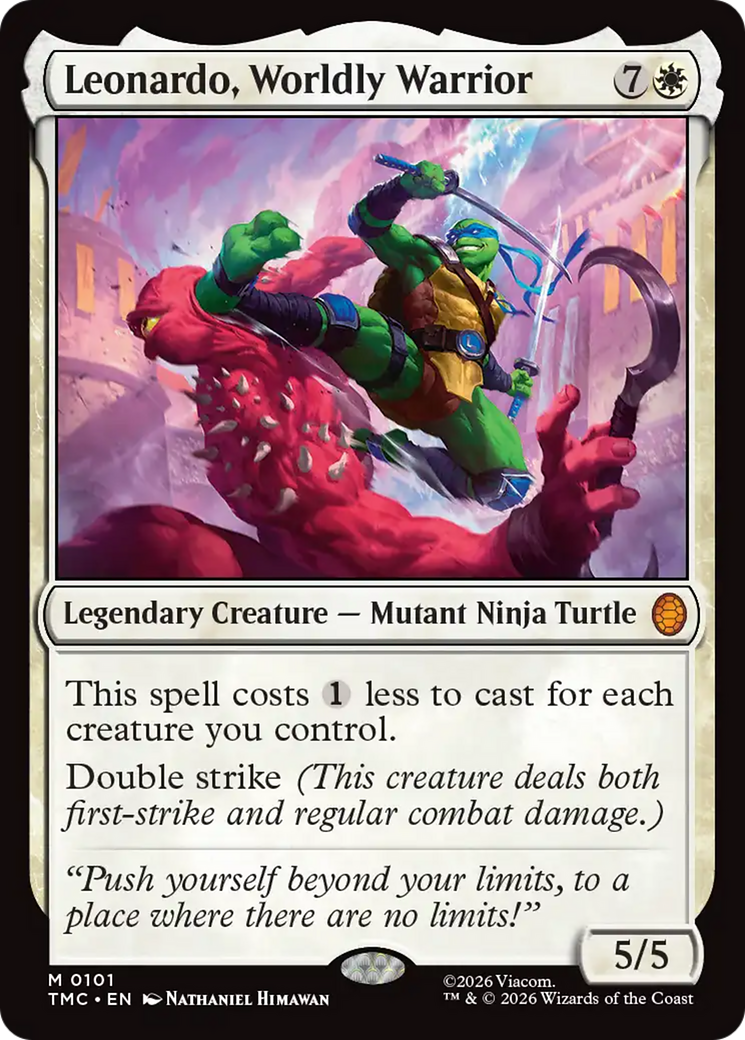 Leonardo, Worldly Warrior [Teenage Mutant Ninja Turtles Commander] | Tabernacle Games