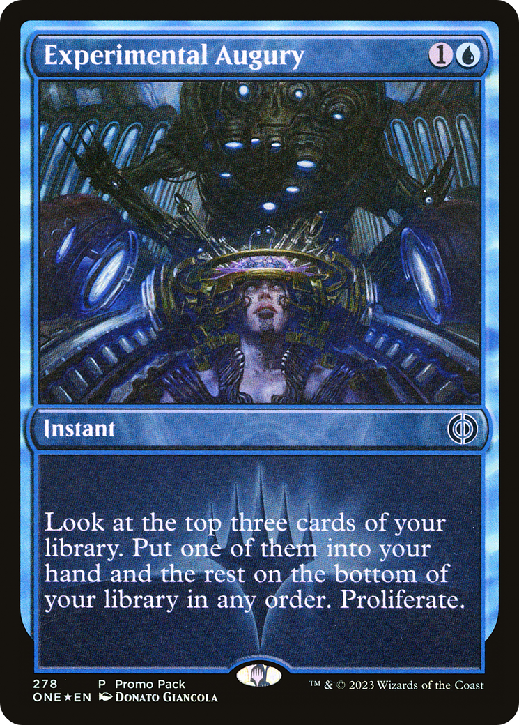 Experimental Augury (Promo Pack) [Phyrexia: All Will Be One Promos] | Tabernacle Games