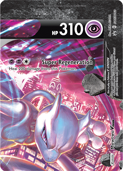 Mewtwo V-Union (SWSH160) [Sword & Shield: Black Star Promos] | Tabernacle Games