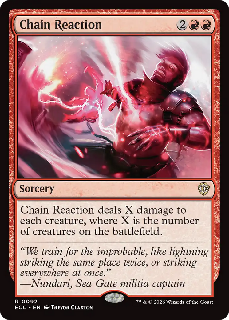 Chain Reaction [Lorwyn Eclipsed Commander] | Tabernacle Games