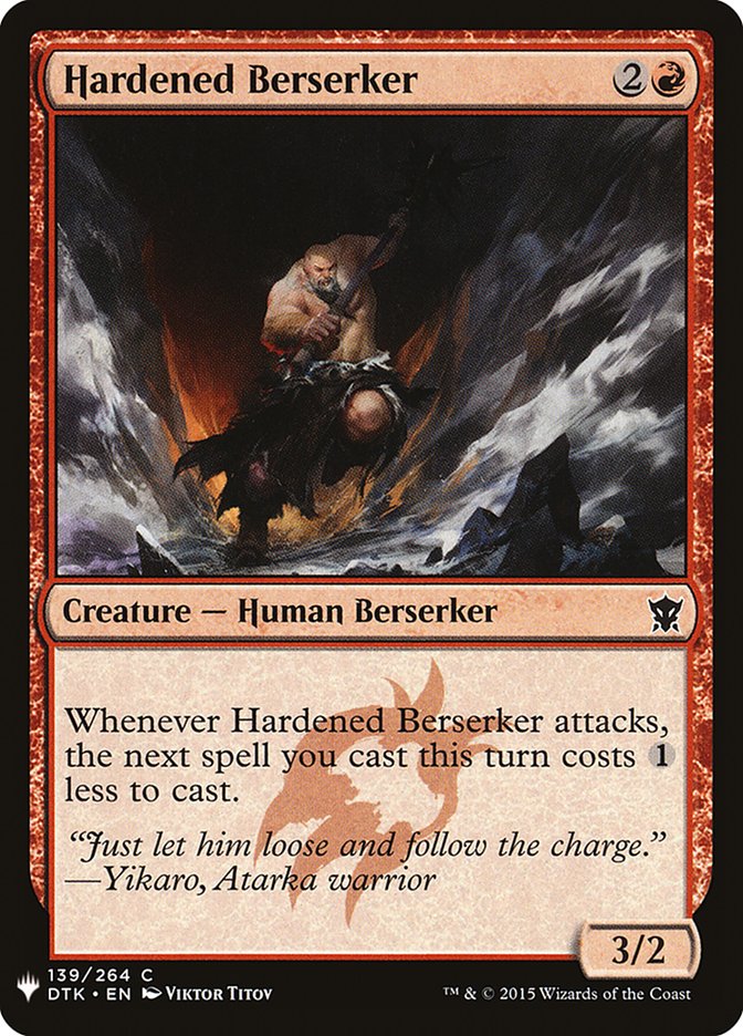 Hardened Berserker [Mystery Booster] | Tabernacle Games