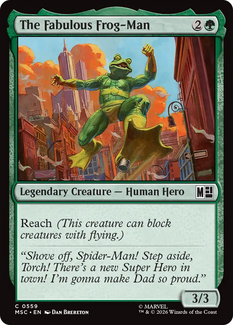 The Fabulous Frog-Man [Marvel Super Heroes Commander] | Tabernacle Games