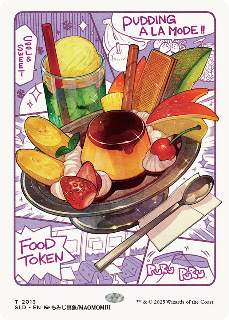 Food Token (2013) (Rainbow Foil) [Secret Lair Drop Series] | Tabernacle Games