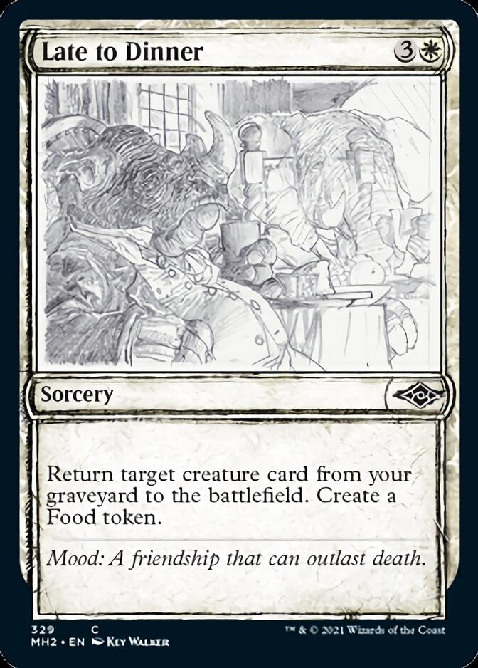 Late to Dinner (Sketch) [Modern Horizons 2] | Tabernacle Games