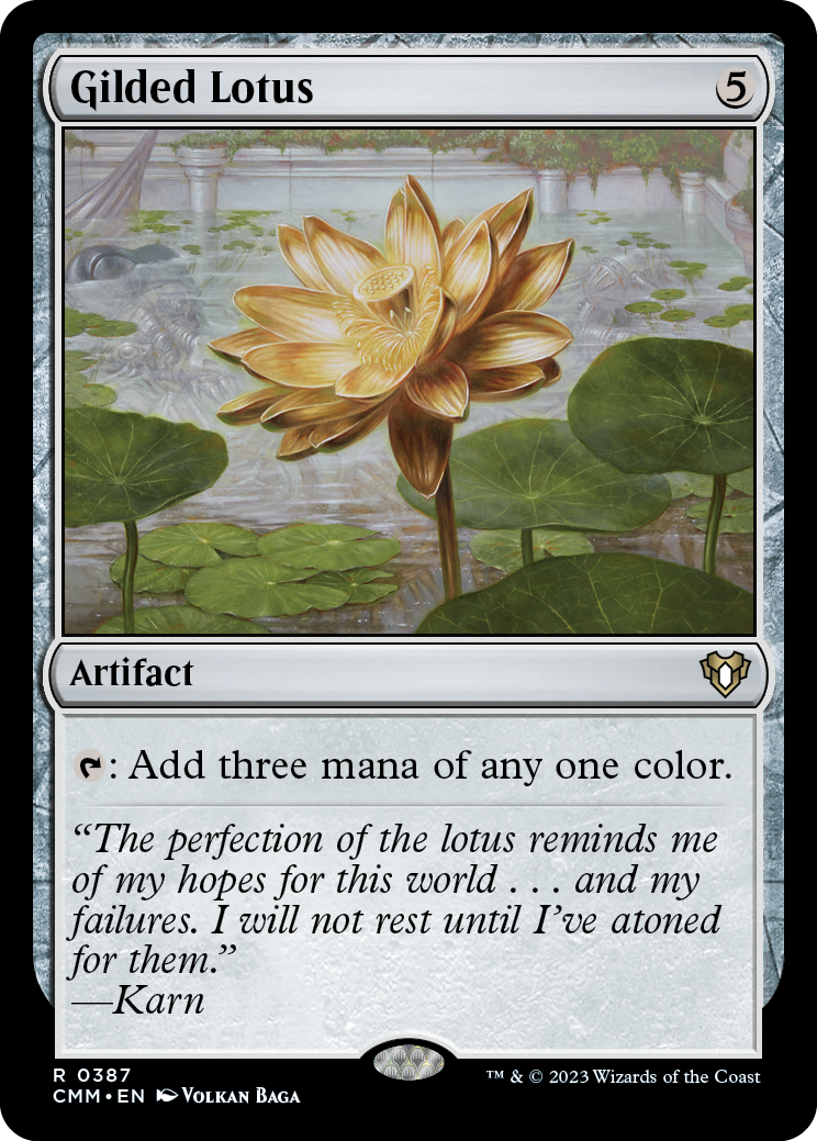 Gilded Lotus [Commander Masters] | Tabernacle Games