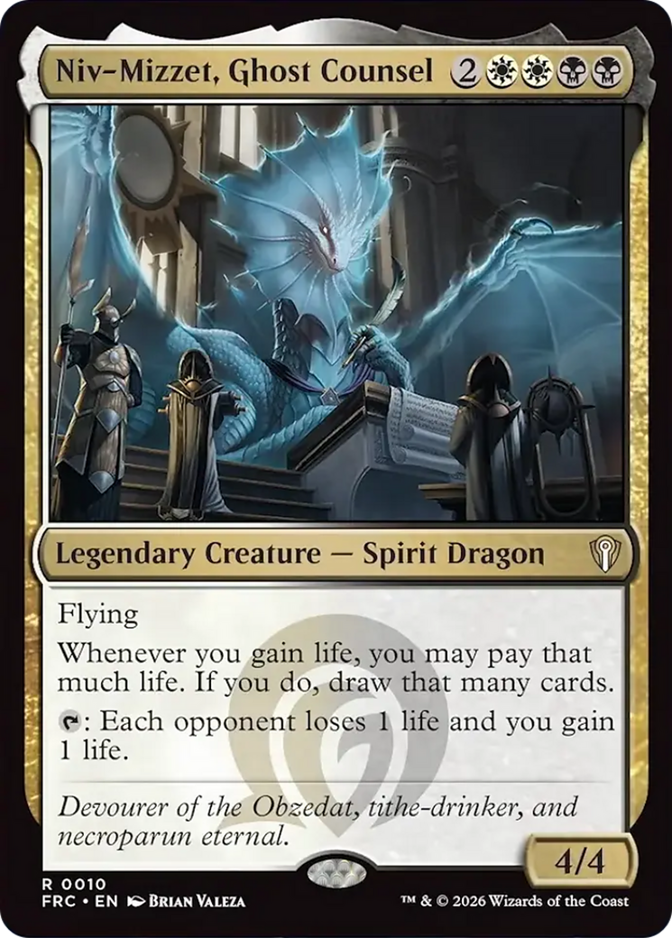 Niv-Mizzet, Ghost Counsel [Reality Fracture Commander] | Tabernacle Games