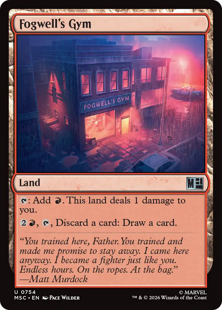 Fogwell's Gym [Marvel Super Heroes Commander] | Tabernacle Games