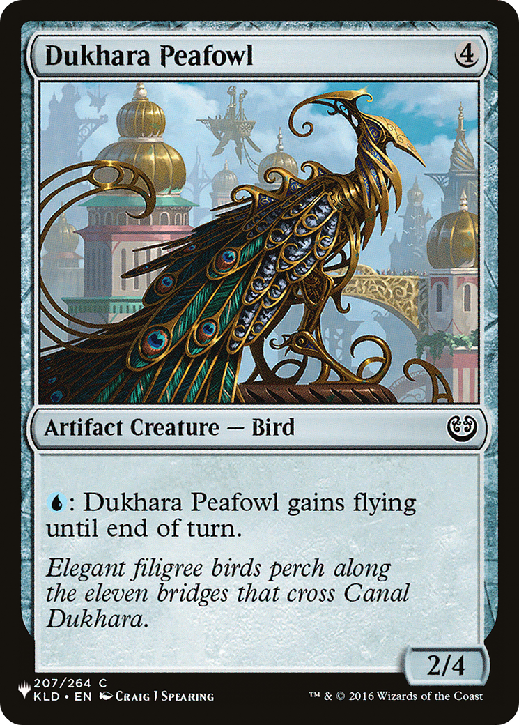 Dukhara Peafowl [The List] | Tabernacle Games