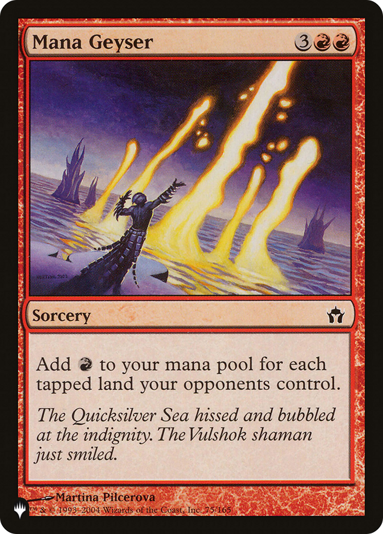 Mana Geyser [The List] | Tabernacle Games