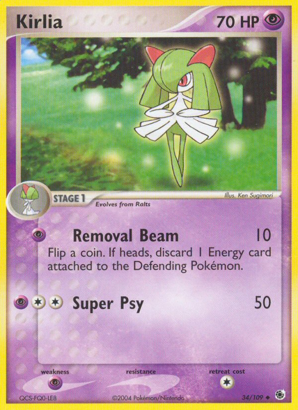 Kirlia (34/109) [EX: Ruby & Sapphire] | Tabernacle Games