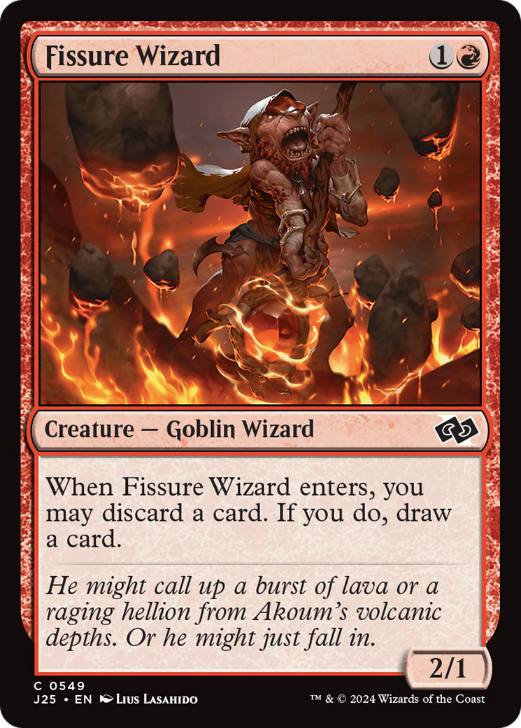 Fissure Wizard [Foundations Jumpstart] | Tabernacle Games