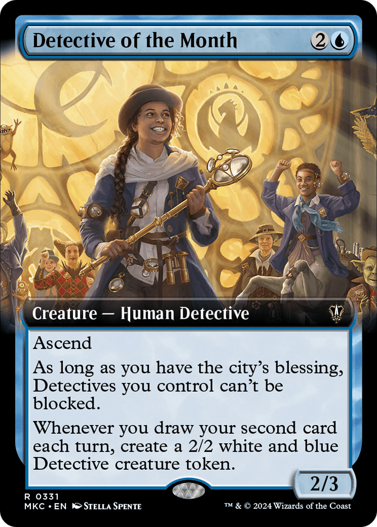 Detective of the Month (Extended Art) [Murders at Karlov Manor Commander] | Tabernacle Games