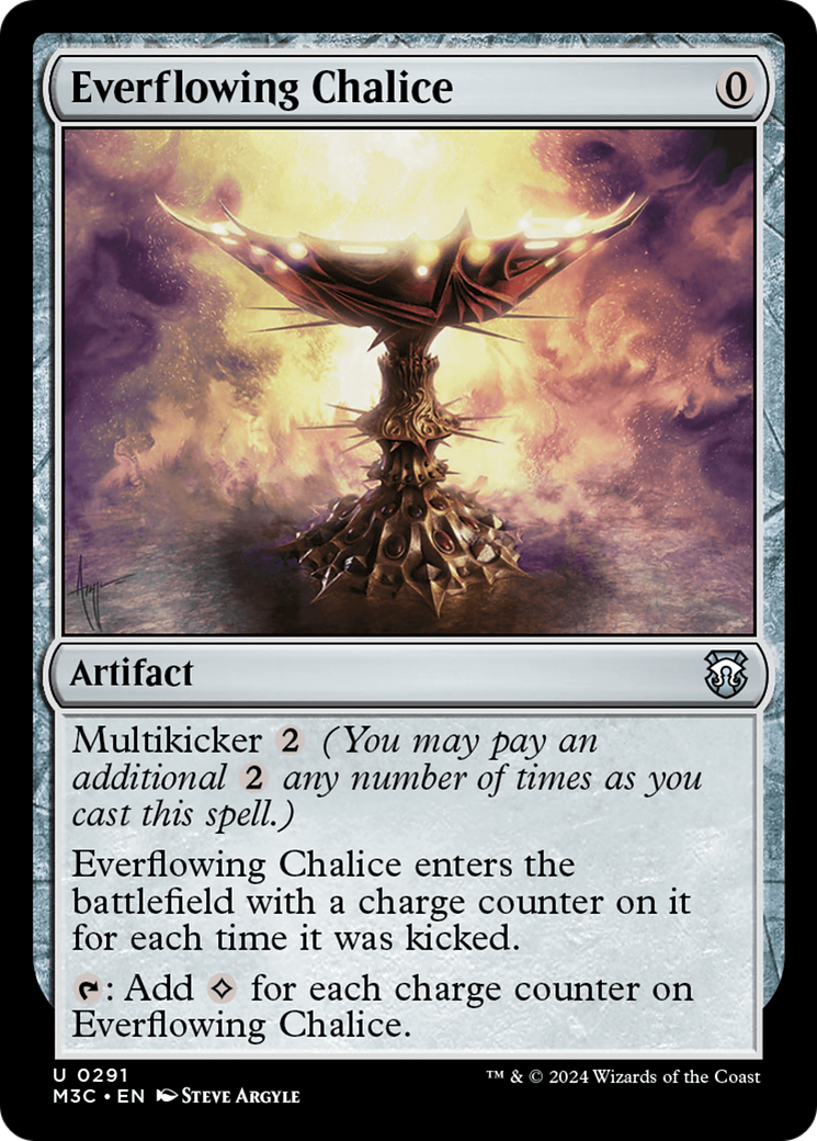 Everflowing Chalice (Ripple Foil) [Modern Horizons 3 Commander] | Tabernacle Games