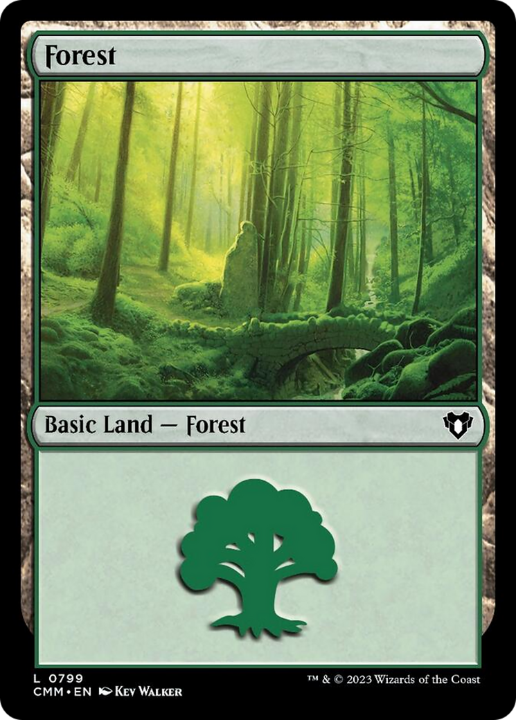 Forest (799) [Commander Masters] | Tabernacle Games
