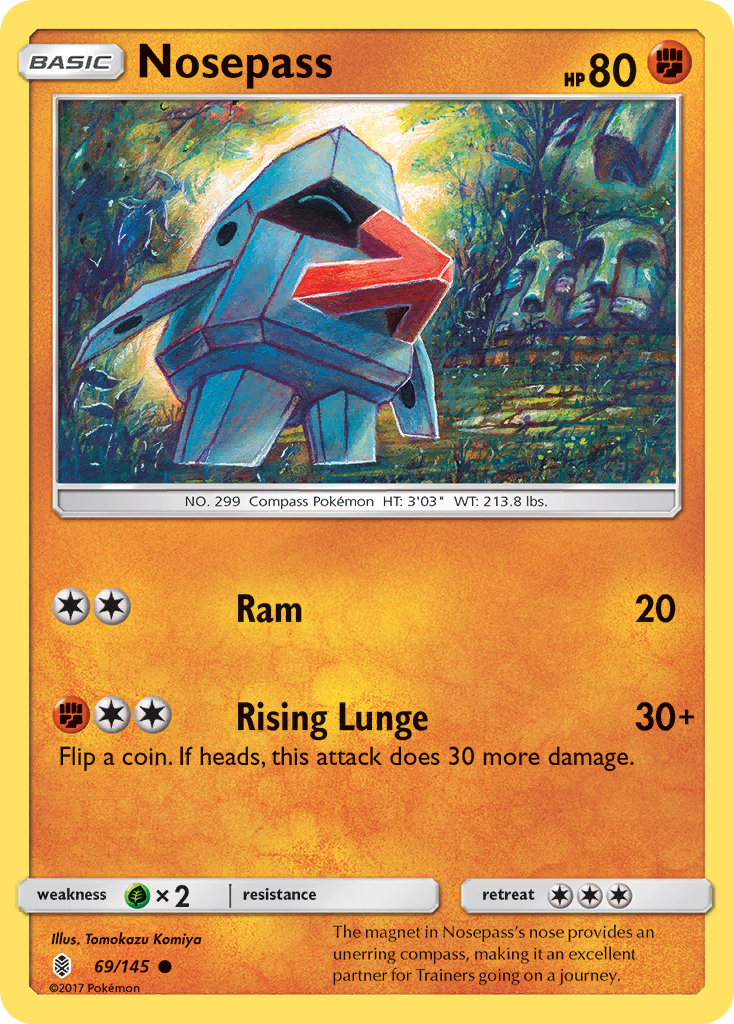 Nosepass (69/145) [Sun & Moon: Guardians Rising] | Tabernacle Games