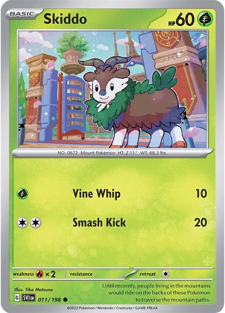 Skiddo (011/198) [Scarlet & Violet: Base Set] | Tabernacle Games