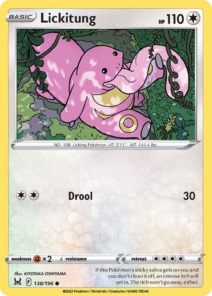 Lickitung (138/196) [Sword & Shield: Lost Origin] | Tabernacle Games