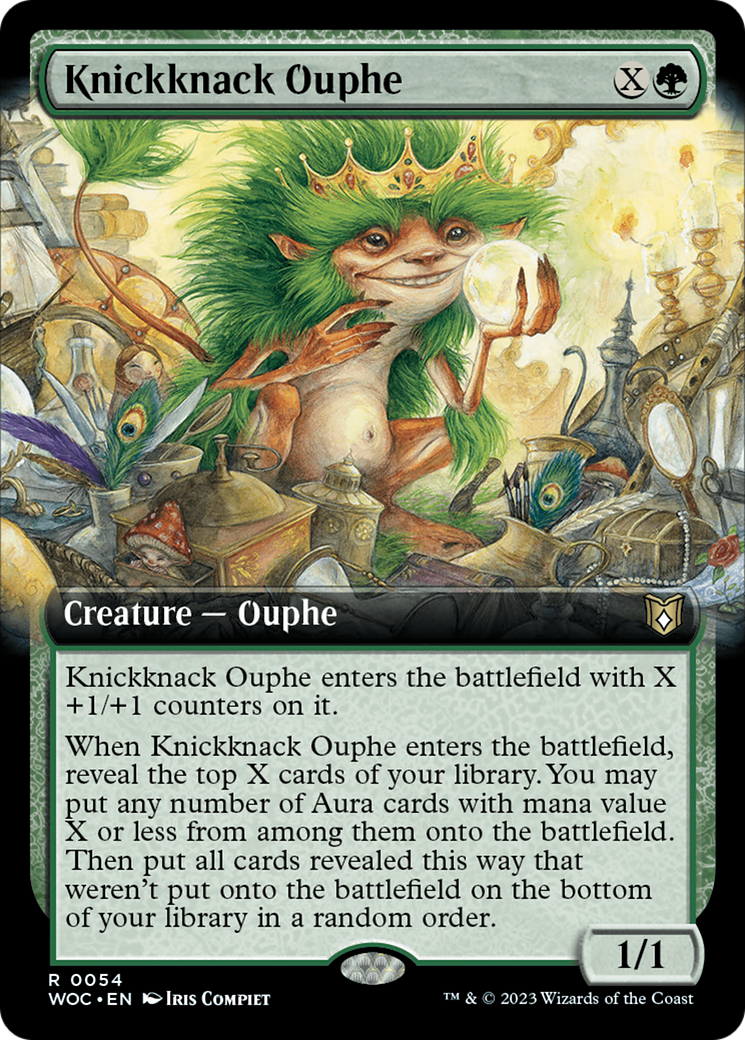 Knickknack Ouphe (Extended Art) [Wilds of Eldraine Commander] | Tabernacle Games