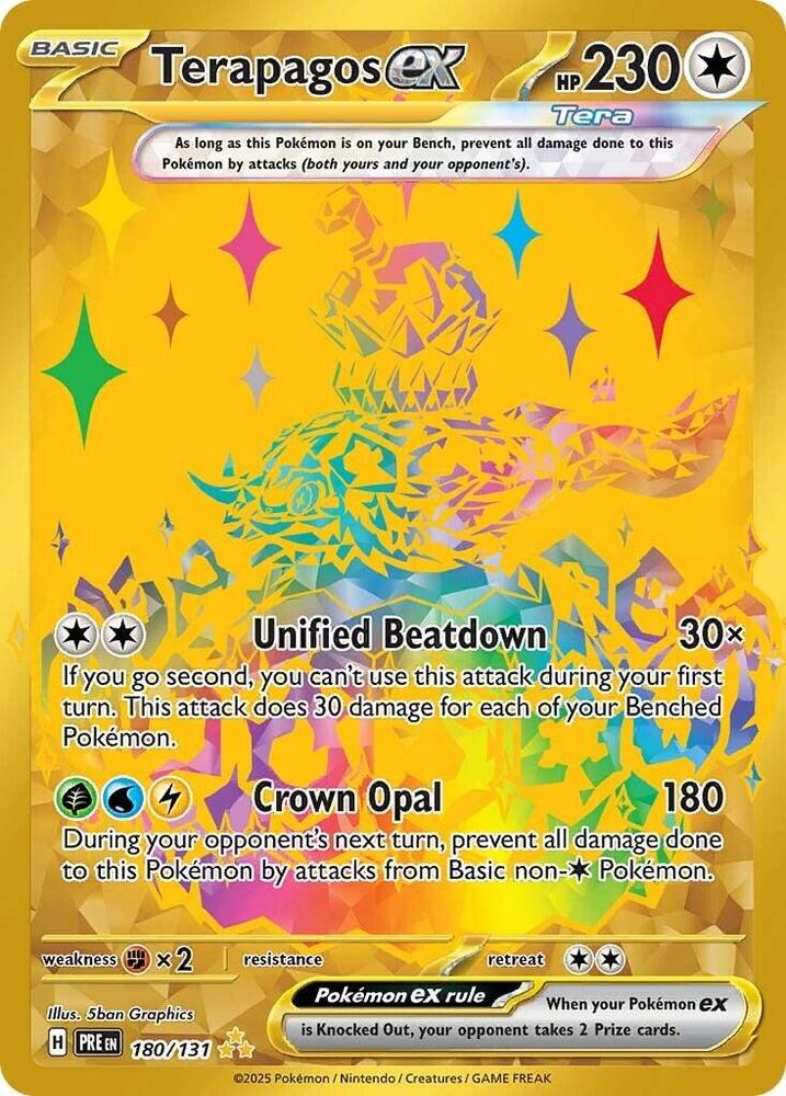 Terapagos ex (180/131) [Scarlet & Violet: Prismatic Evolutions] | Tabernacle Games