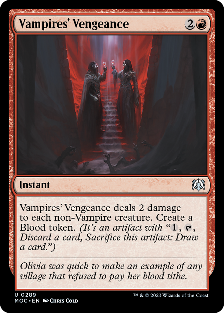 Vampires' Vengeance [March of the Machine Commander] | Tabernacle Games