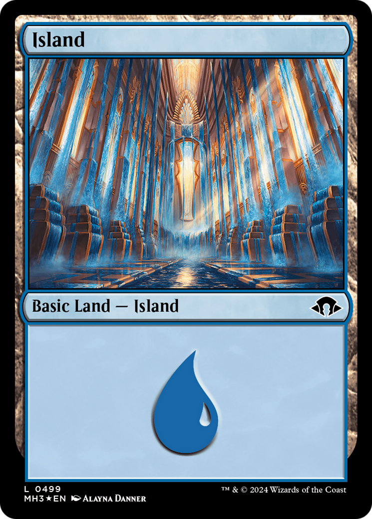 Island (0499) (Ripple Foil) [Modern Horizons 3] | Tabernacle Games