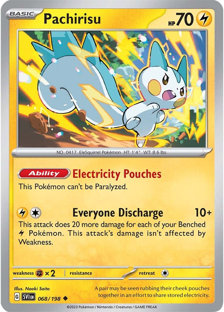 Pachirisu (068/198) [Scarlet & Violet: Base Set] | Tabernacle Games