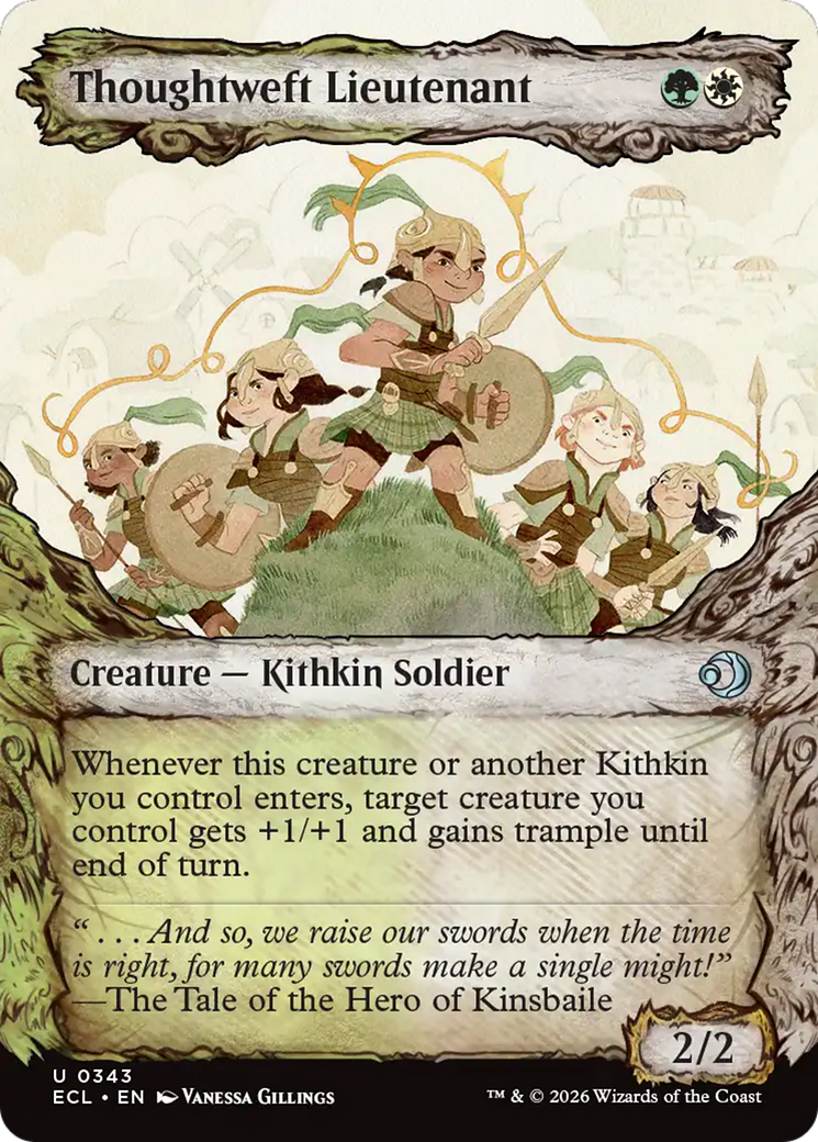 Thoughtweft Lieutenant (Showcase) [Lorwyn Eclipsed] | Tabernacle Games