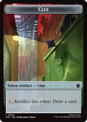 Ooze // Clue Double-Sided Token [Teenage Mutant Ninja Turtles Commander Tokens] | Tabernacle Games