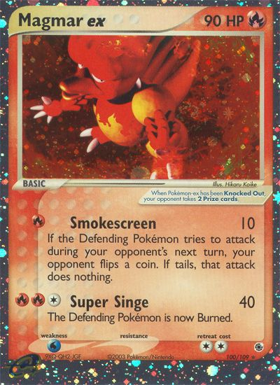 Magmar ex (100/109) [EX: Ruby & Sapphire] | Tabernacle Games