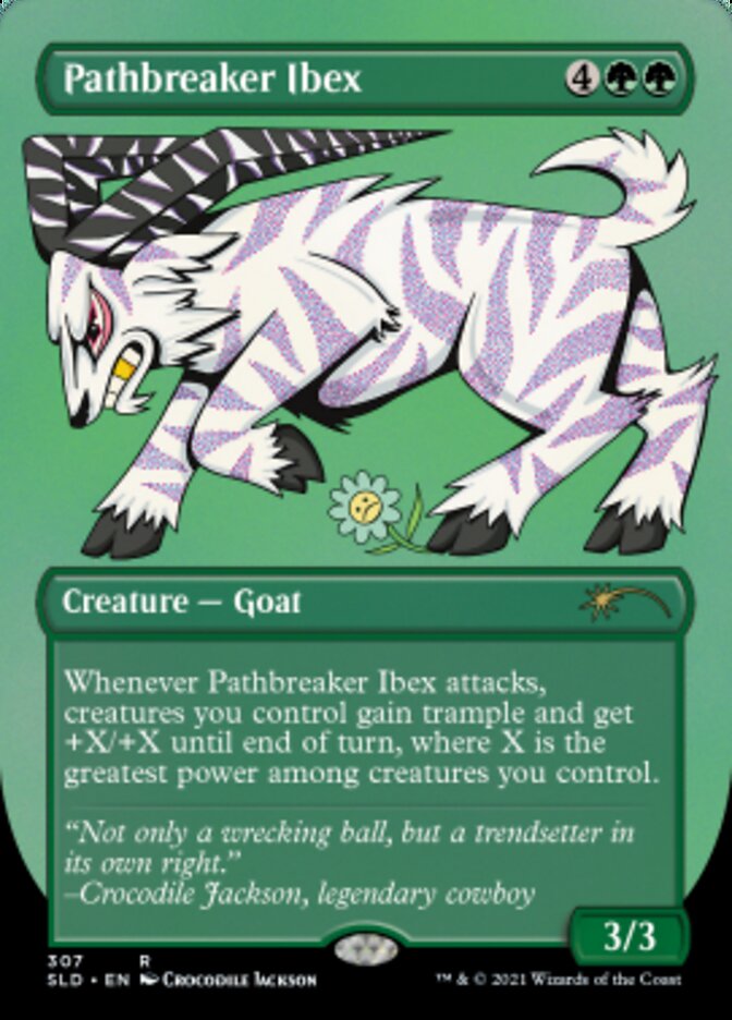 Pathbreaker Ibex (Borderless) [Secret Lair Drop Series] | Tabernacle Games