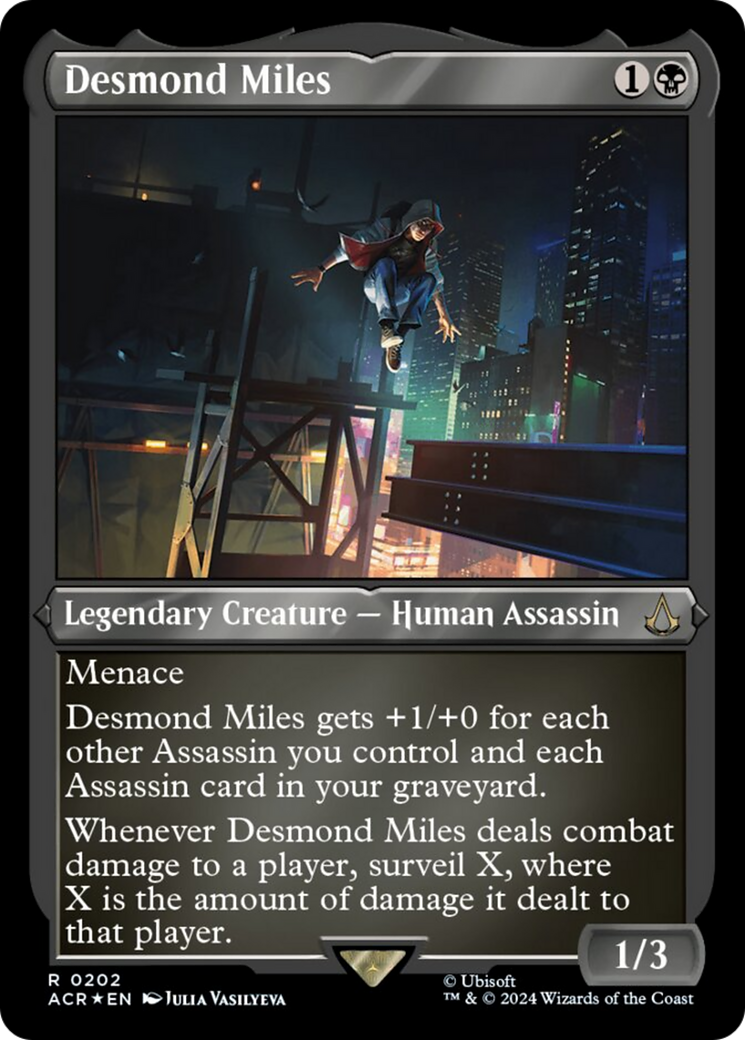 Desmond Miles (Foil Etched) [Assassin's Creed] | Tabernacle Games