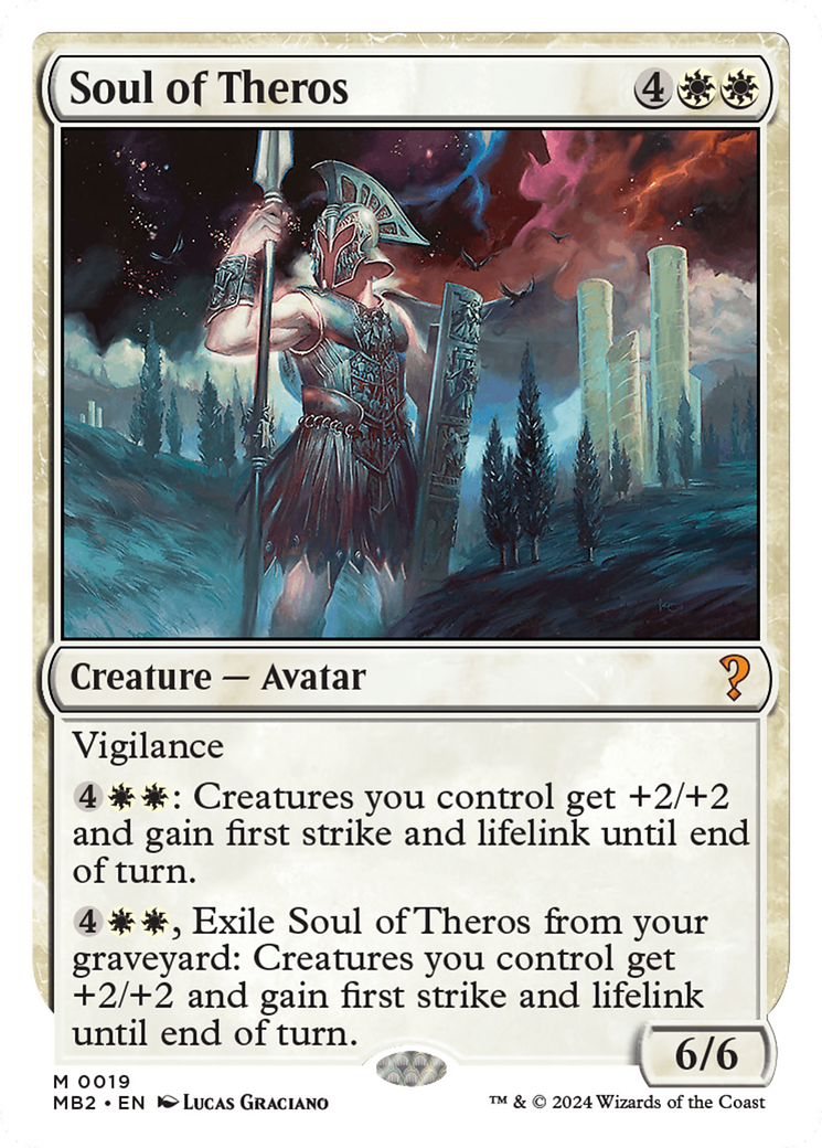 Soul of Theros (White Border) [Mystery Booster 2] | Tabernacle Games