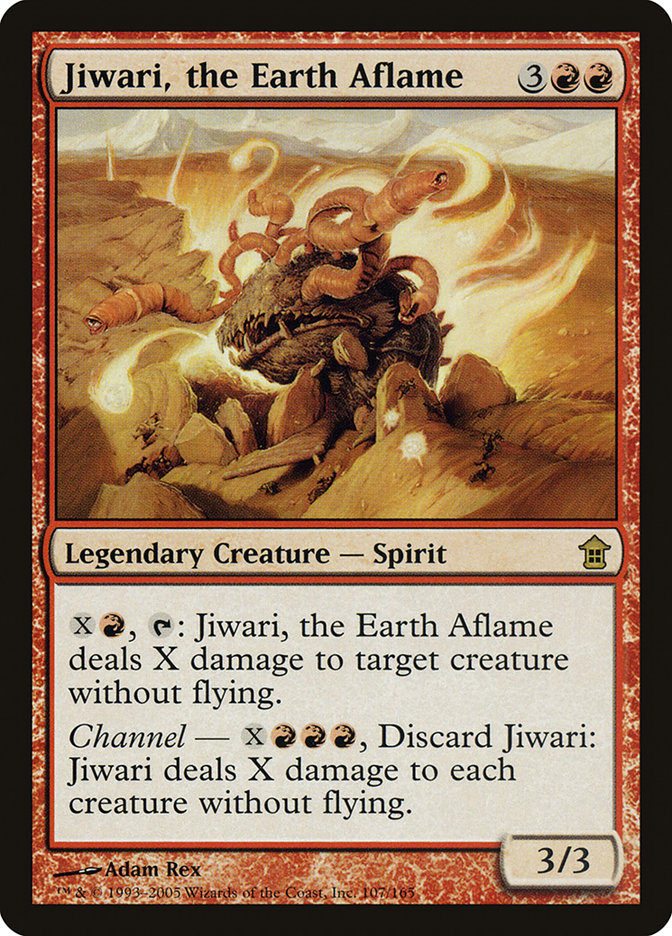 Jiwari, the Earth Aflame [Saviors of Kamigawa] | Tabernacle Games