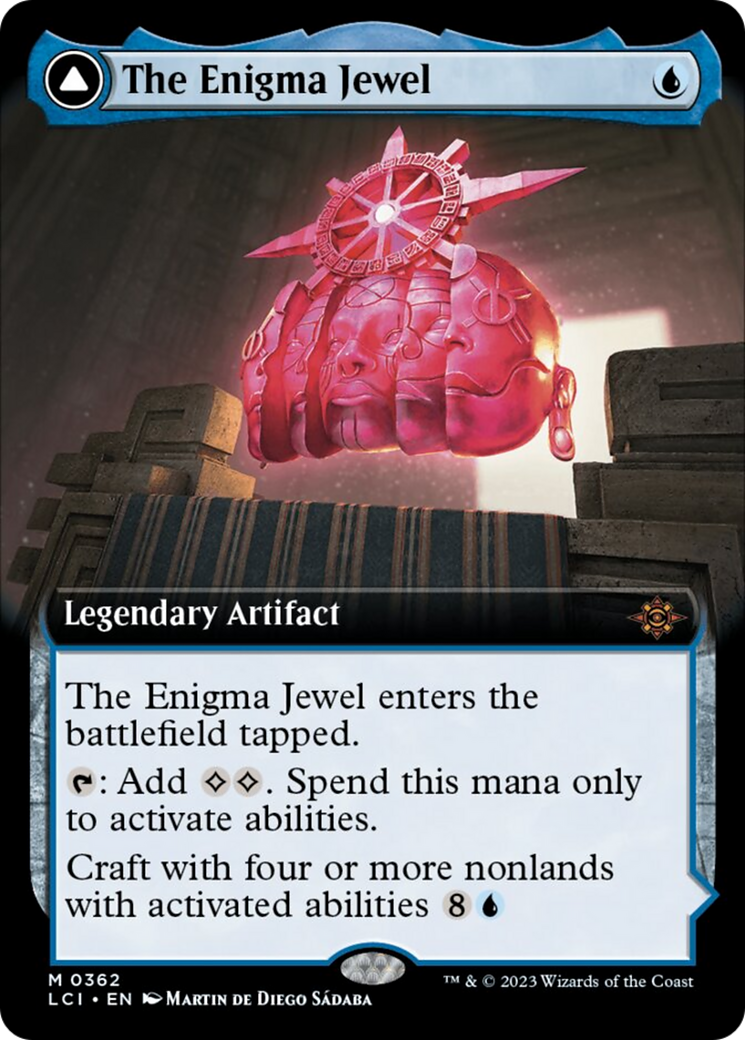 The Enigma Jewel // Locus of Enlightenment (Extended Art) [The Lost Caverns of Ixalan] | Tabernacle Games