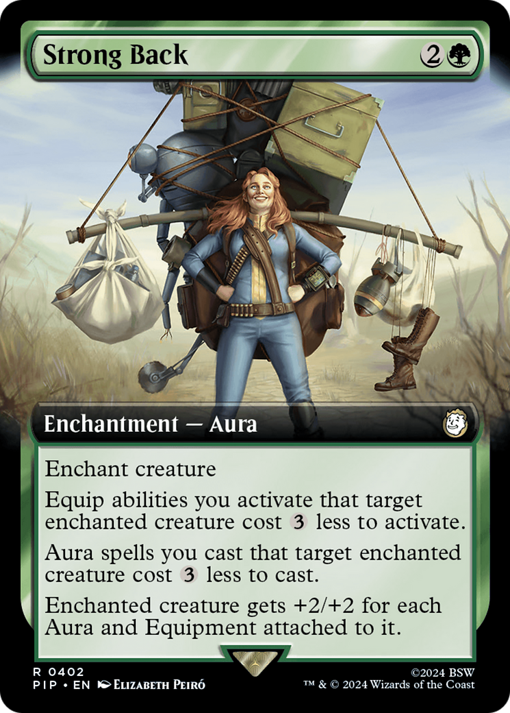 Strong Back (Extended Art) (Surge Foil) [Fallout] | Tabernacle Games