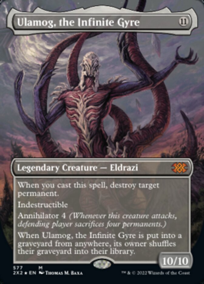 Ulamog, the Infinite Gyre (Textured Foil) [Double Masters 2022] | Tabernacle Games
