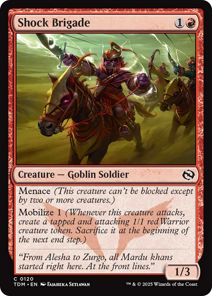 Shock Brigade [Tarkir: Dragonstorm] | Tabernacle Games