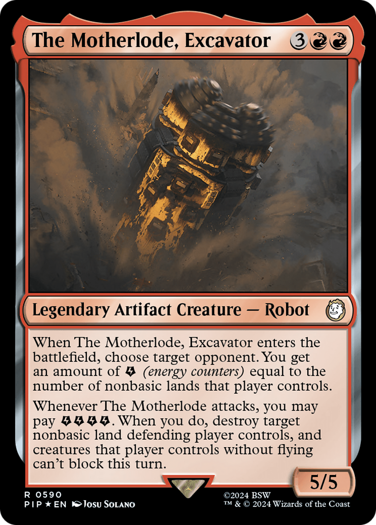 The Motherlode, Excavator (Surge Foil) [Fallout] | Tabernacle Games