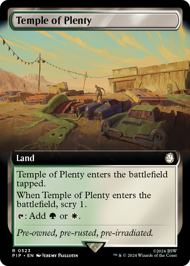 Temple of Plenty (Extended Art) [Fallout] | Tabernacle Games