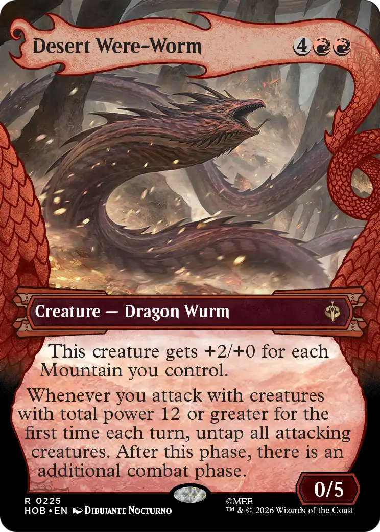 Desert Were-Worm (Showcase) [The Hobbit] | Tabernacle Games