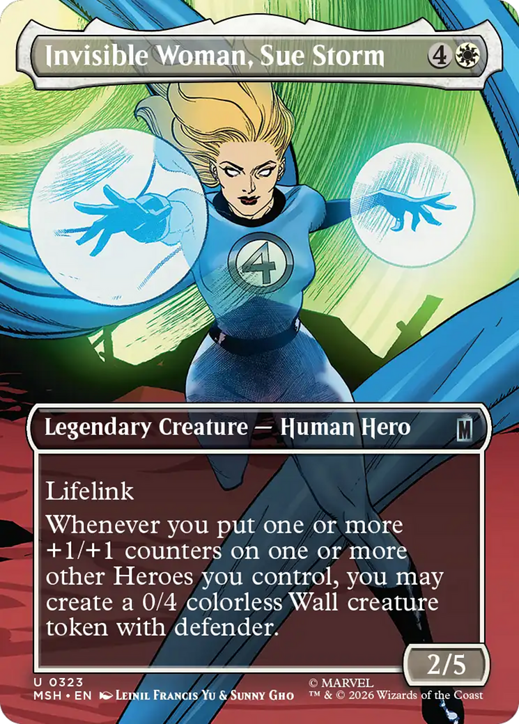 Invisible Woman, Sue Storm (Borderless) [Marvel Super Heroes] | Tabernacle Games