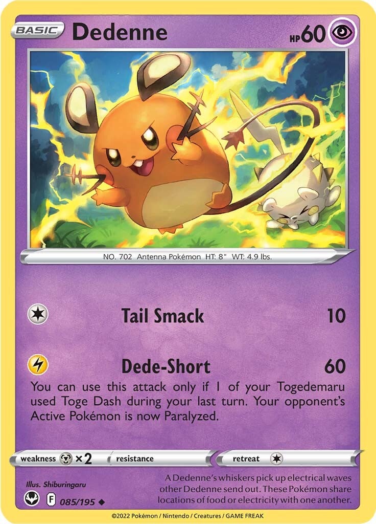 Dedenne (085/195) [Sword & Shield: Silver Tempest] | Tabernacle Games