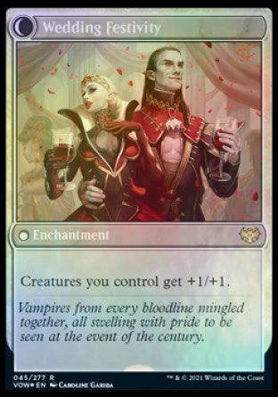 Wedding Announcement // Wedding Festivity [Innistrad: Crimson Vow Prerelease Promos] | Tabernacle Games