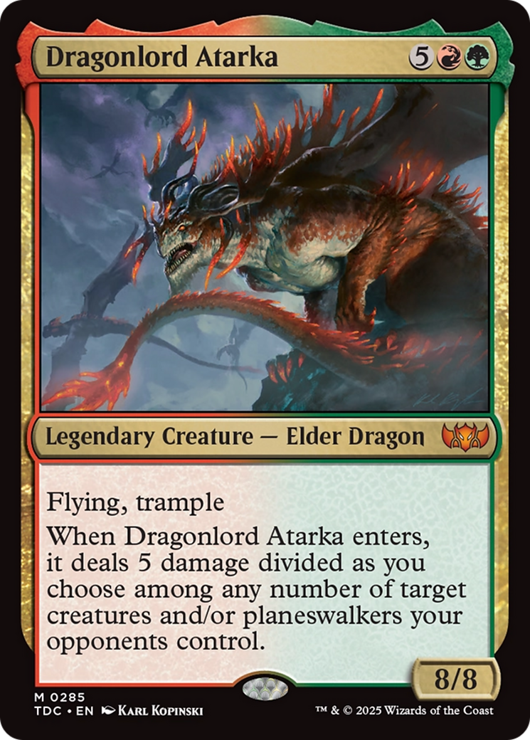 Dragonlord Atarka [Tarkir: Dragonstorm Commander] | Tabernacle Games