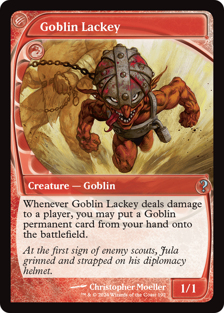 Goblin Lackey (Future Sight) [Mystery Booster 2] | Tabernacle Games