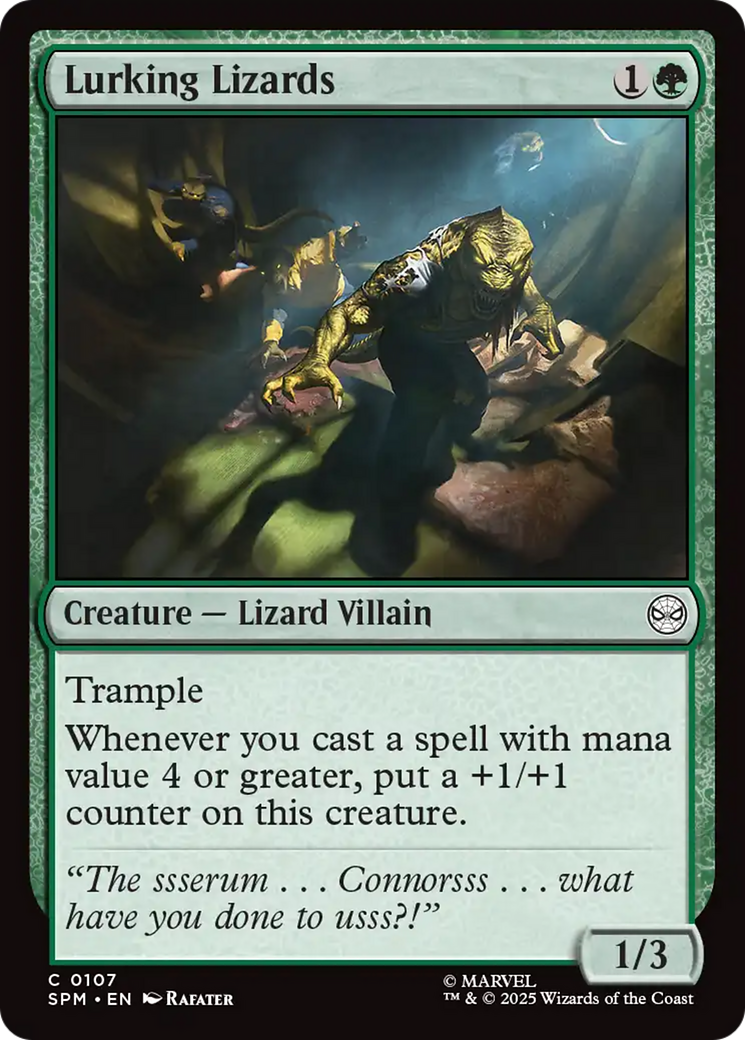 Lurking Lizards [Marvel's Spider-Man] | Tabernacle Games