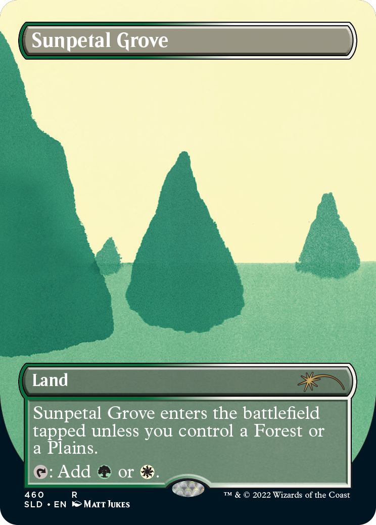 Sunpetal Grove (Borderless) [Secret Lair Drop Series] | Tabernacle Games