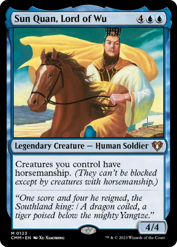 Sun Quan, Lord of Wu [Commander Masters] | Tabernacle Games