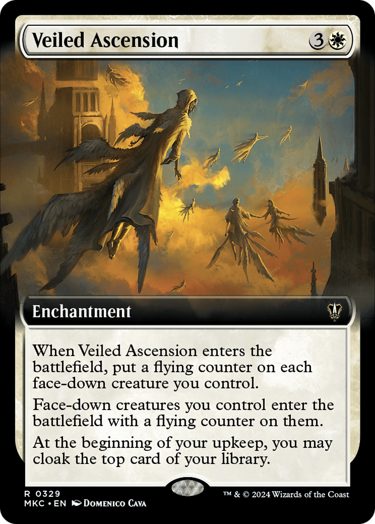 Veiled Ascension (Extended Art) [Murders at Karlov Manor Commander] | Tabernacle Games